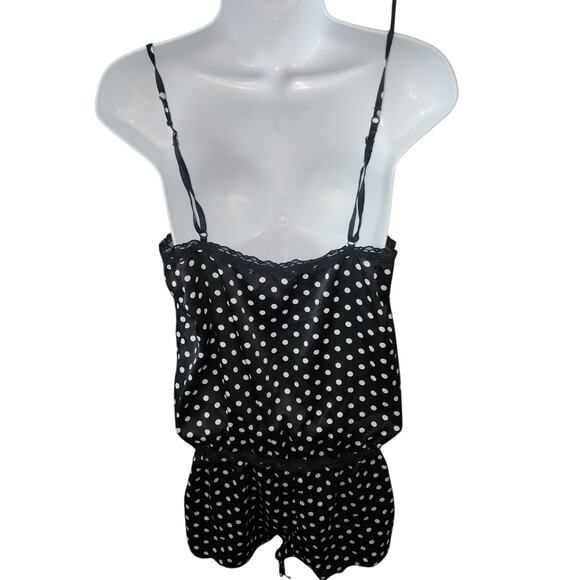 Sophie & Me Polka-dot One Piece Silky Pajamas Sz Sm - Picture 2 of 3